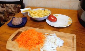 Морковь и лук для зажарки
