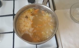 Варим постный суп из риса
