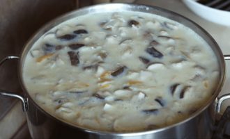 Варим грибной суп до готовности