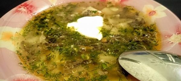 Грибной простой суп