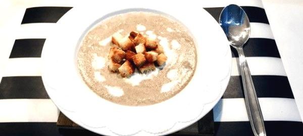 Крем-суп из шампиньонов, пошаговый рецепт на ккал, фото, ингредиенты - Я (в подлиннике)